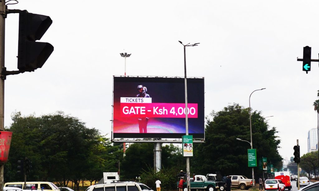 Digital outdoor advertising billboards Kenya