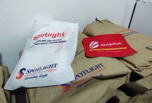 Branded carrier bags