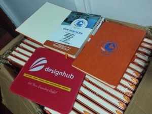 Branded corporate notebooks