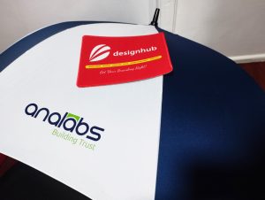 Branded corporate umbrellas