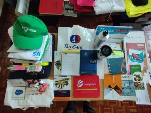 Branded printed giveaways