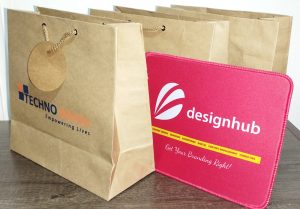 Brown gift bags printing services