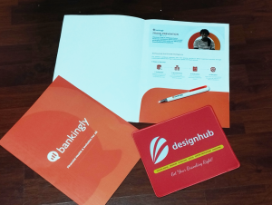 Corporate Printed Folder giveaways