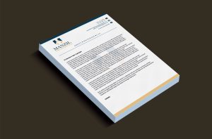 Manzil letterhead