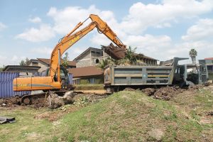 Wall construction photography