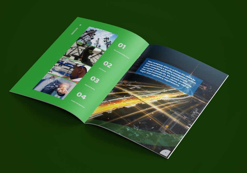 Professional Company Profile Design by Design Hub Ltd Nairobi